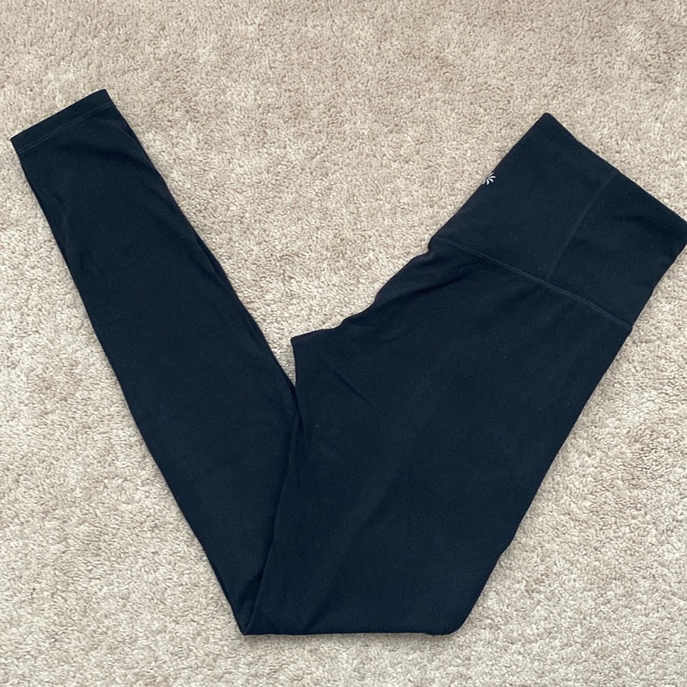 ATHLETA Elation Over-the-Heel Tight size M Extra Long in Black (Tall 33” inseam)